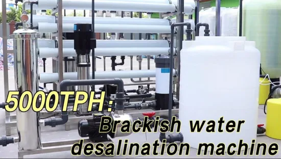 Planta de tratamiento de agua Filtro RO Sistema de ósmosis inversa Tratamiento de agua salada subterránea Planta desalinizadora Máquina de purificación de agua 108t